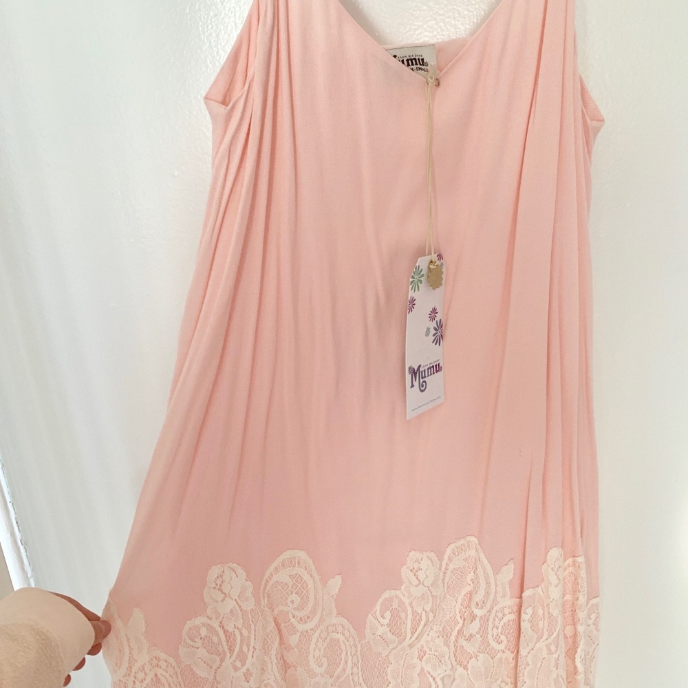 NWT Show Me Your Mumu XS light pink dress